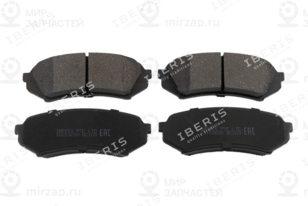 Колодки Тормозные Задние, Комплект Iberis IB153239