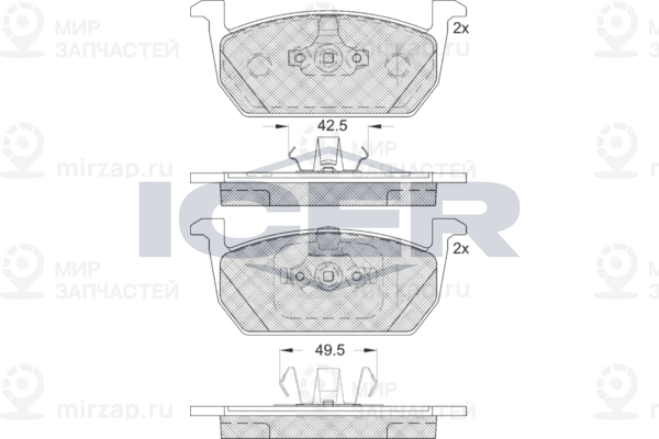 Запчасть ICER 182285