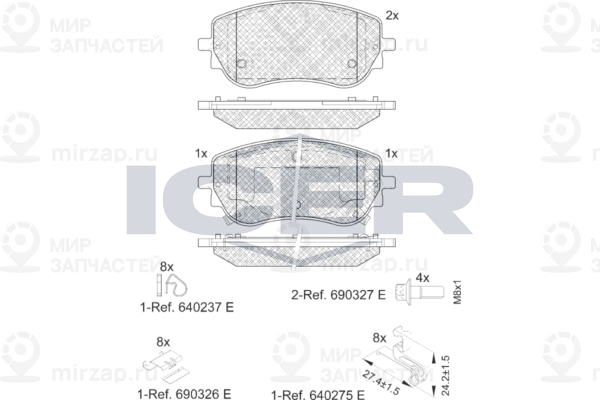 Запчасть ICER 182427208