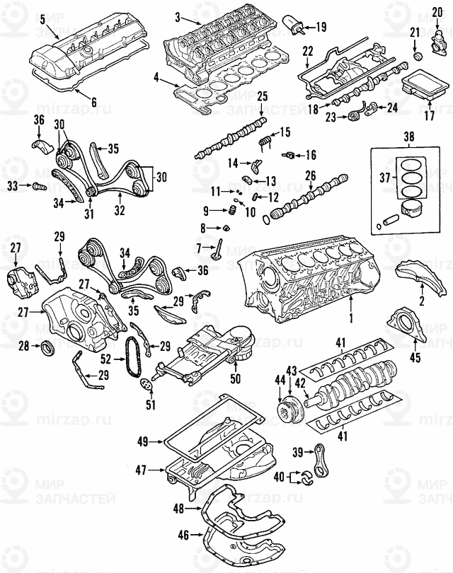Вкладыш подшипника gelb
 BMW 11217532955