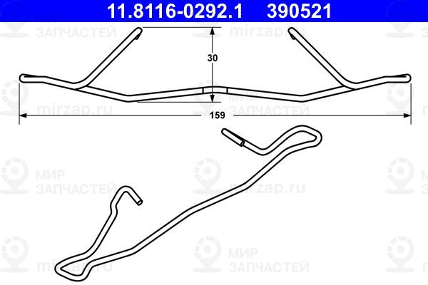 Запчасть ATE 11811602921