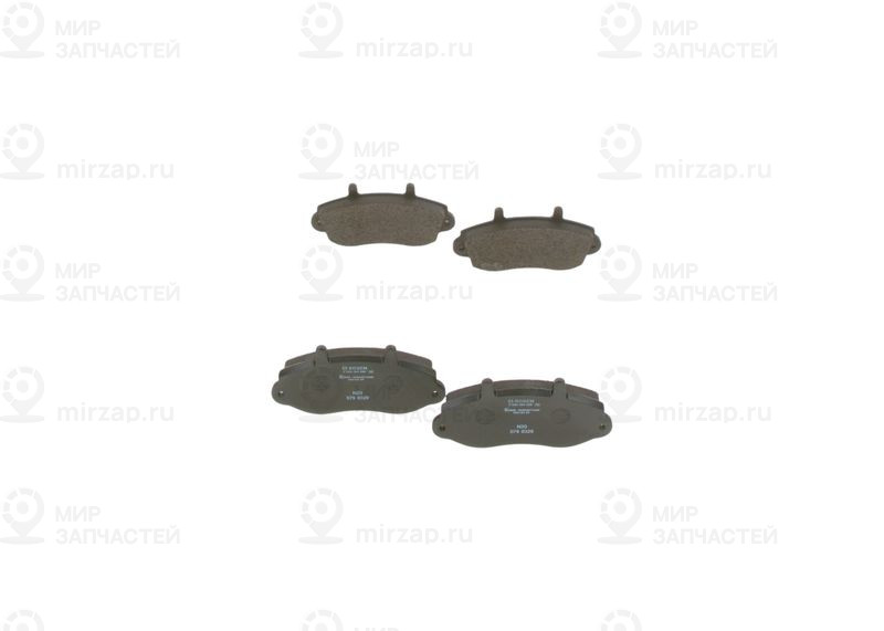 Комплект тормозных колодок, дисковый тормоз BOSCH 0986494288