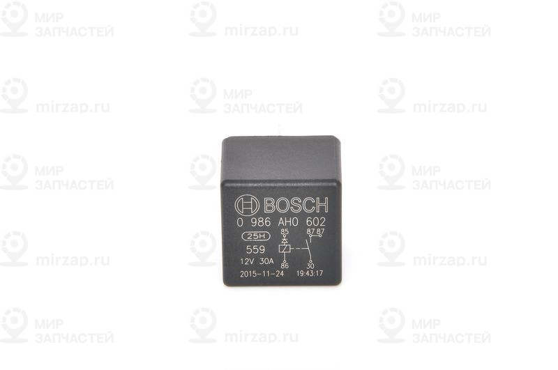 Реле, рабочий ток BOSCH 0986AH0602