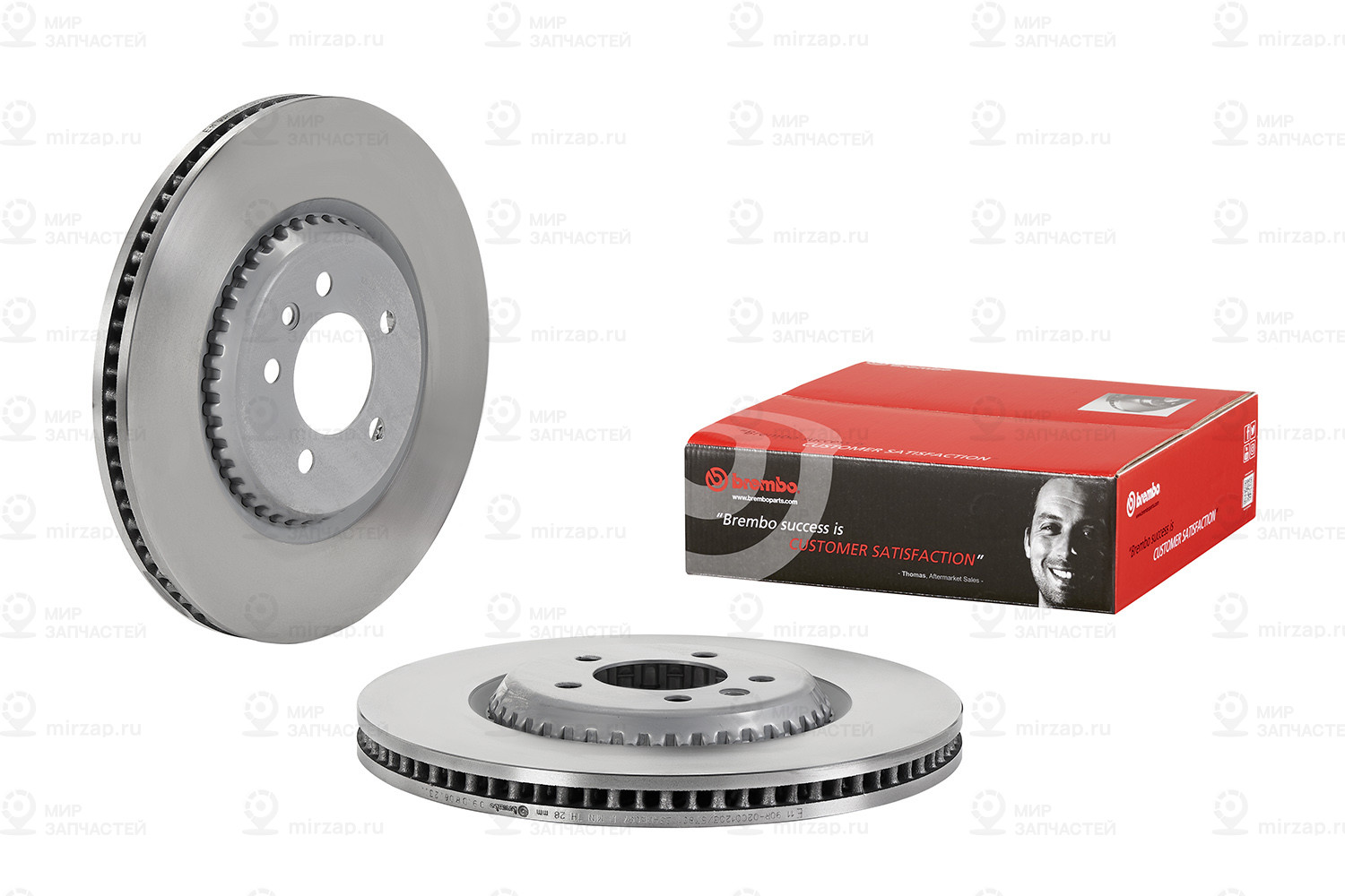 Диск Тормозной Land Rover Range Rover Sport Iii 23- Задний Вент. D 355Мм BREMBO 09D80623