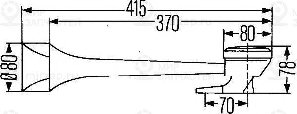 Запчасть HELLA 3PB005411001