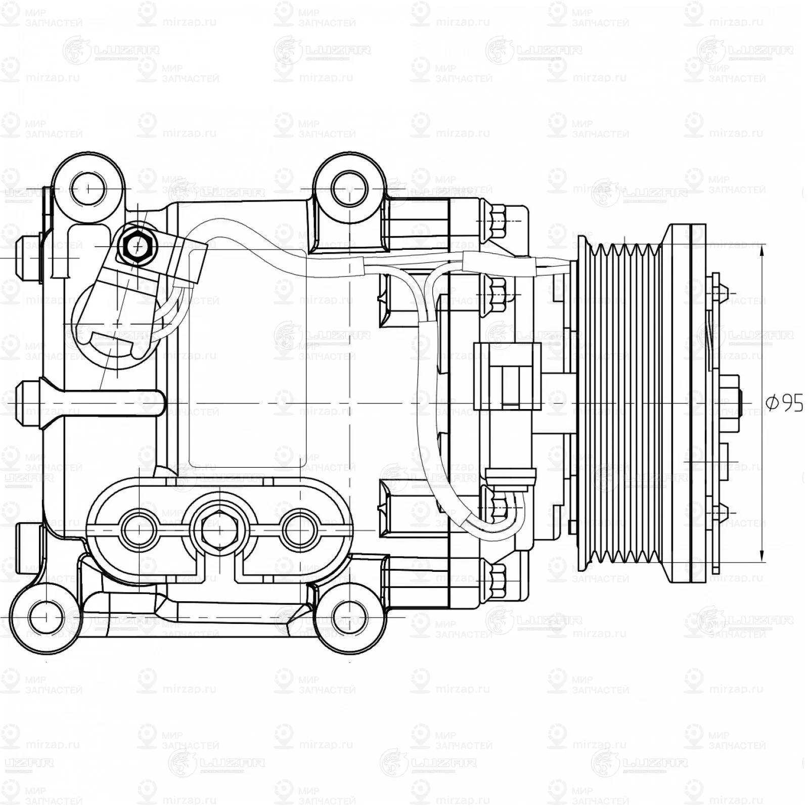 Запчасть LUZAR LCAC1031