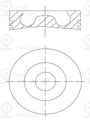 Поршень MAHLE 0617510