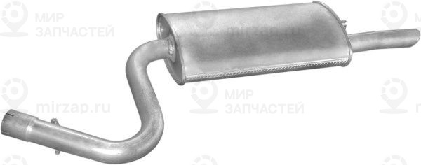 Глушитель выхлопных газов конечный POLMOSTROW 4524