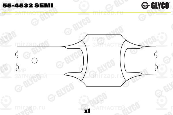 Запчасть GLYCO 554532SEMI