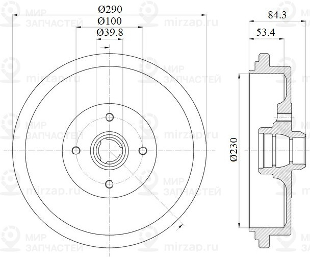 Запчасть S&K GMBH SKDB1002