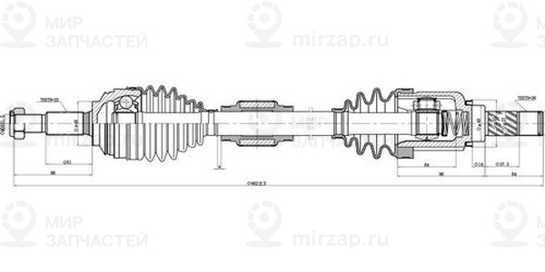 Запчасть ZIKMAR Z88034R