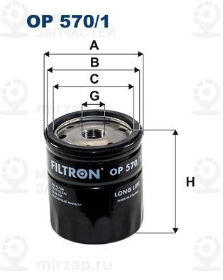 Запчасть FILTRON OP5701