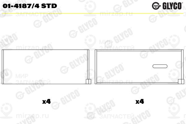 Запчасть GLYCO 0141874STD