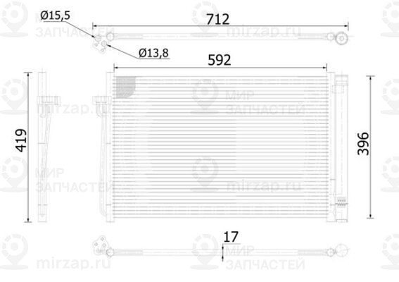 Запчасть MAHLE AC344000S