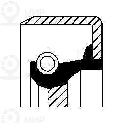 Запчасть CORTECO 19026517B