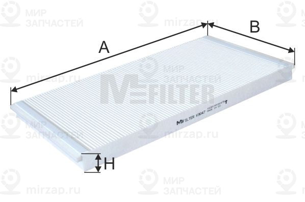 Запчасть MFILTER K9047