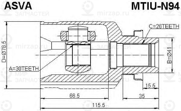 Запчасть ASVA MTIUN94
