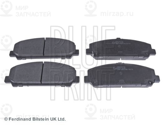 Комплект тормозных колодок, дисковый тормоз BLUE LINE ADN142170