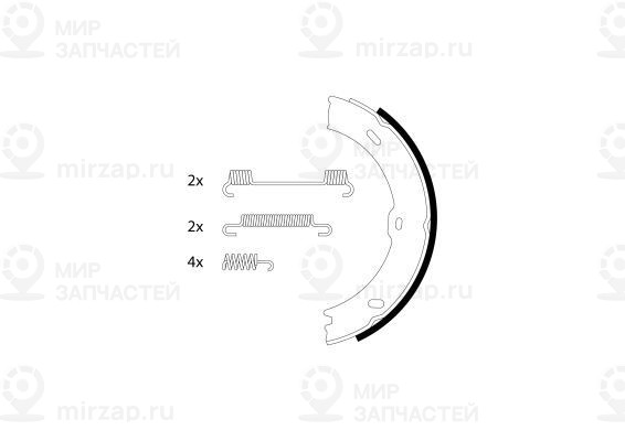 Запчасть TEXTAR 91066800