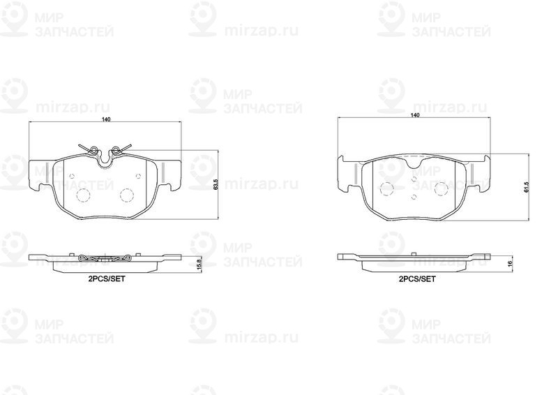 Запчасть BREMBO P36039