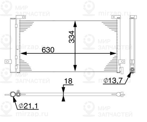 Запчасть MAHLE AC74000S