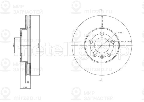 Запчасть TRUSTING DF1843
