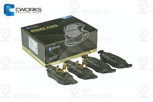 Комплект тормозных колодок, дисковый тормоз CWORKS G4512Z01520