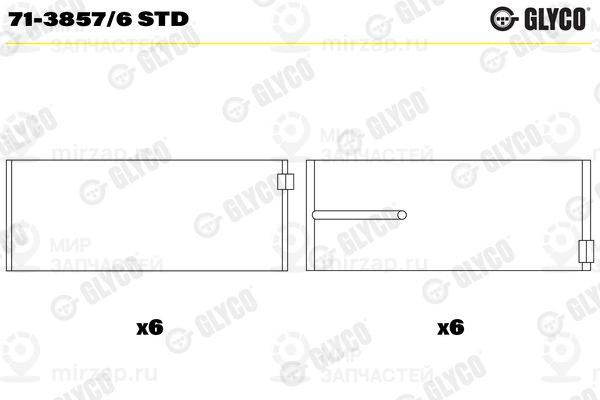 Запчасть GLYCO 7138576STD