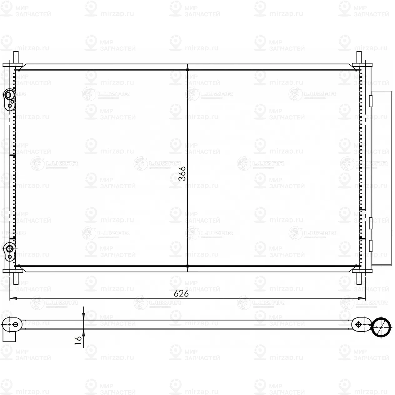 Запчасть LUZAR LRAC1905