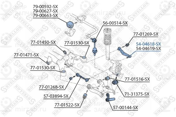 Запчасть STELLOX 5404618ASX