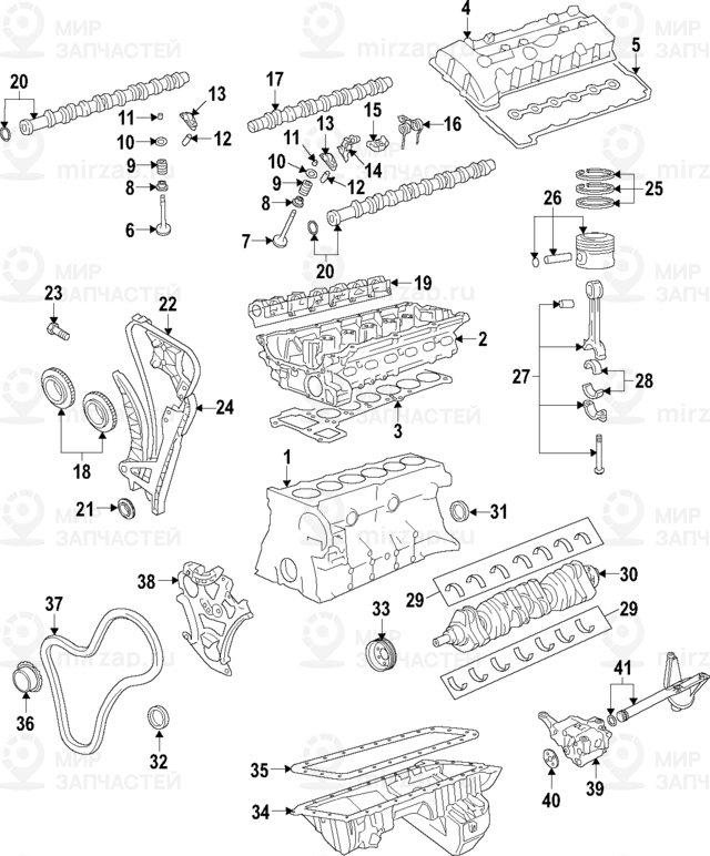 Вкладыш подшипника Rot 50,00MM(0)
 BMW 11247628034
