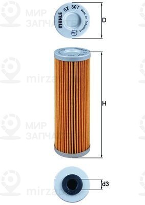 Запчасть MAHLE OX807