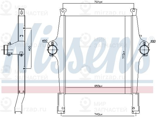 Интеркулер NISSENS 97046