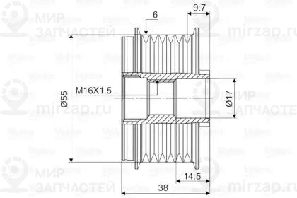Запчасть VALEO 588134