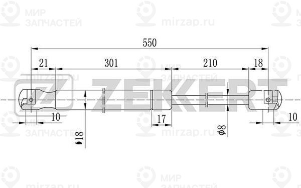 Запчасть ZEkkert GF2070