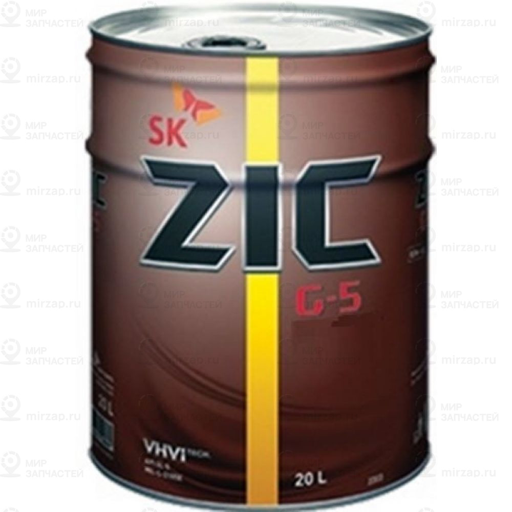 Zic G5 85W140 (20L) Масло Трансмиссионное! Полусинт.\ Api Gl-5, Mil-L-2105D ZIC 192692
