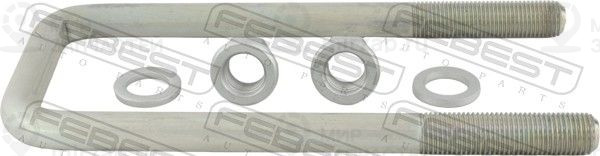 Крепежный комплект, листовая рессора FEBEST 0133001