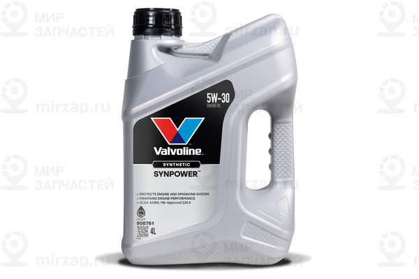 Масло Моторное Valvoline Synpower A3/B4 5W-30 4Л Valvoline 908761