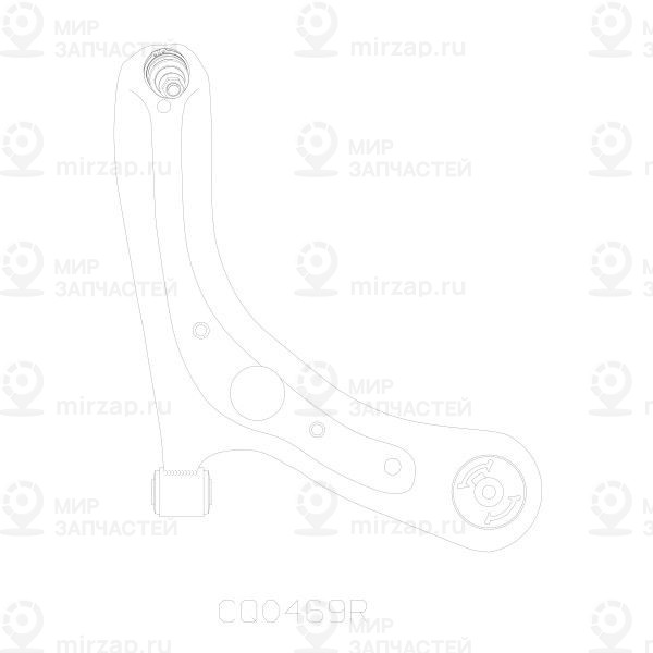Рычаг независимой подвески колеса, подвеска колеса CTR CQ0469R