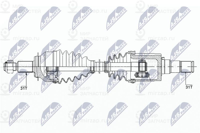 Запчасть NTY NPWMZ040
