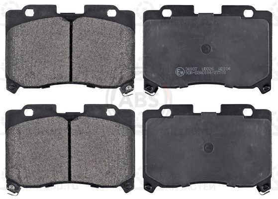 Комплект тормозных колодок, дисковый тормоз ABS 36937