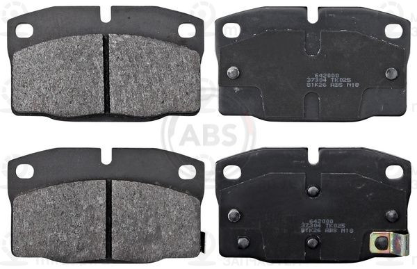 Комплект тормозных колодок, дисковый тормоз ABS 37304