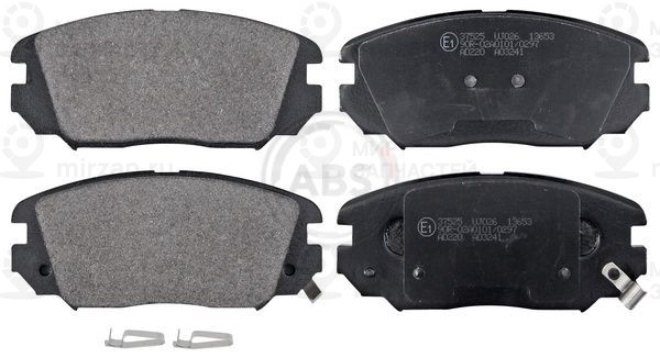 Комплект тормозных колодок, дисковый тормоз ABS 37525