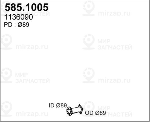 Запчасть ASSO 5851005