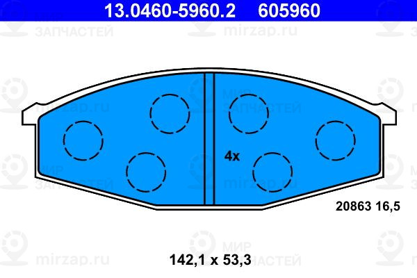 Запчасть ATE 13046059602