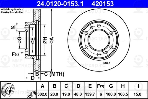 Запчасть ATE 24012001531