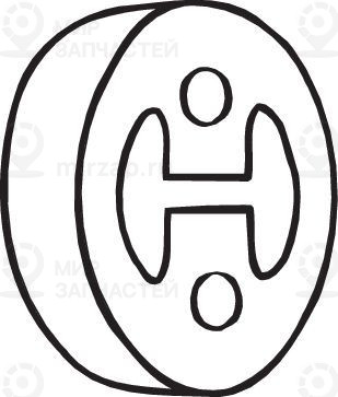 Резиновые полоски, система выпуска BOSAL 255547