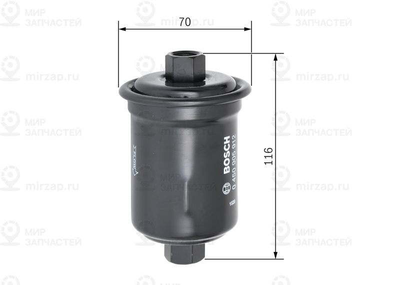Топливный фильтр BOSCH 0450905912