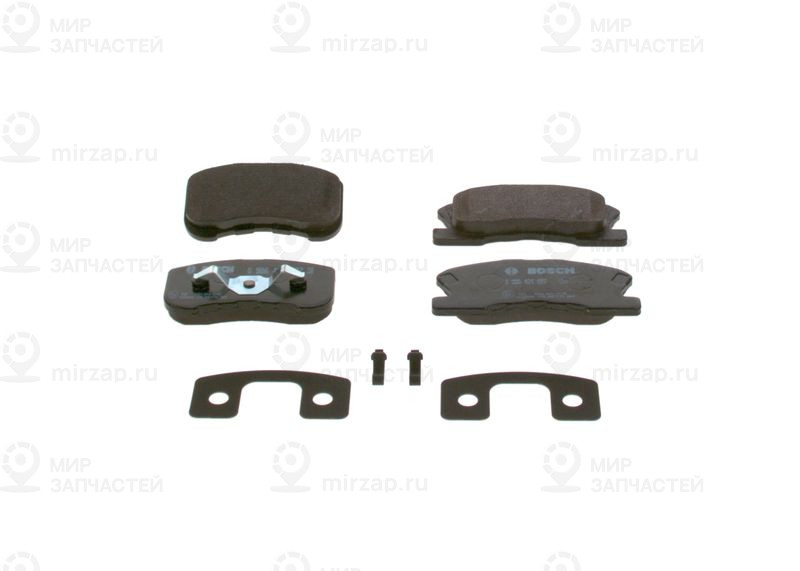 Комплект тормозных колодок, дисковый тормоз BOSCH 0986424697