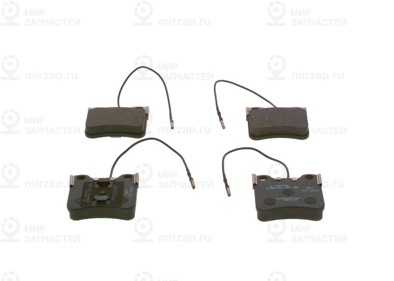 Комплект тормозных колодок, дисковый тормоз BOSCH 0986461130
